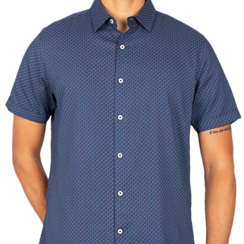 Cutter & Buck Shortsleeve Button-Up Shirt Medium